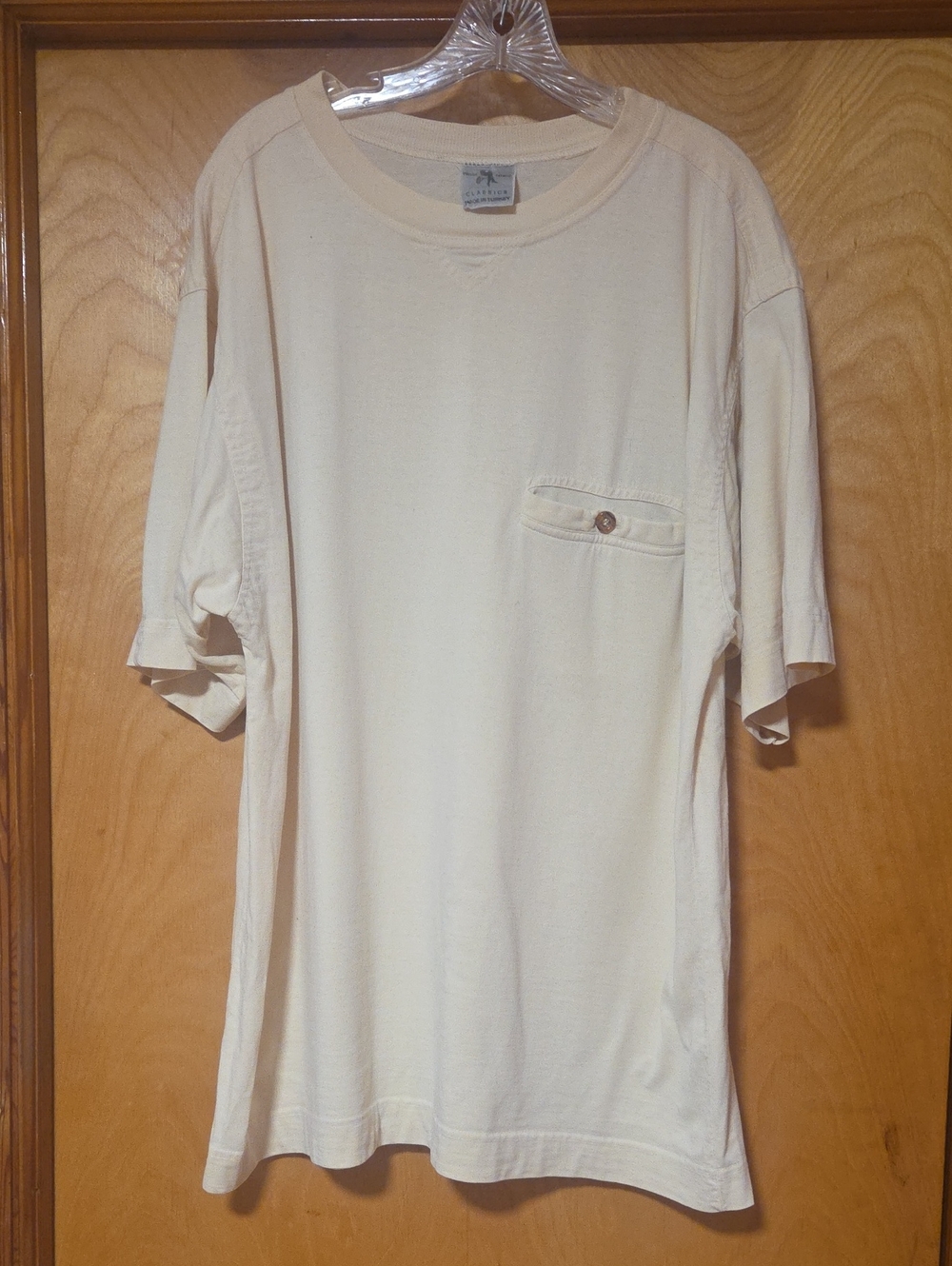 World Island Vintage Cotton Short Sleeve Shirt Size L